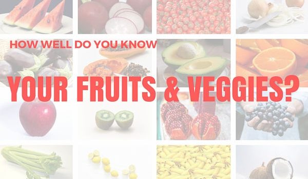 你对自己的水果和蔬菜了解多少